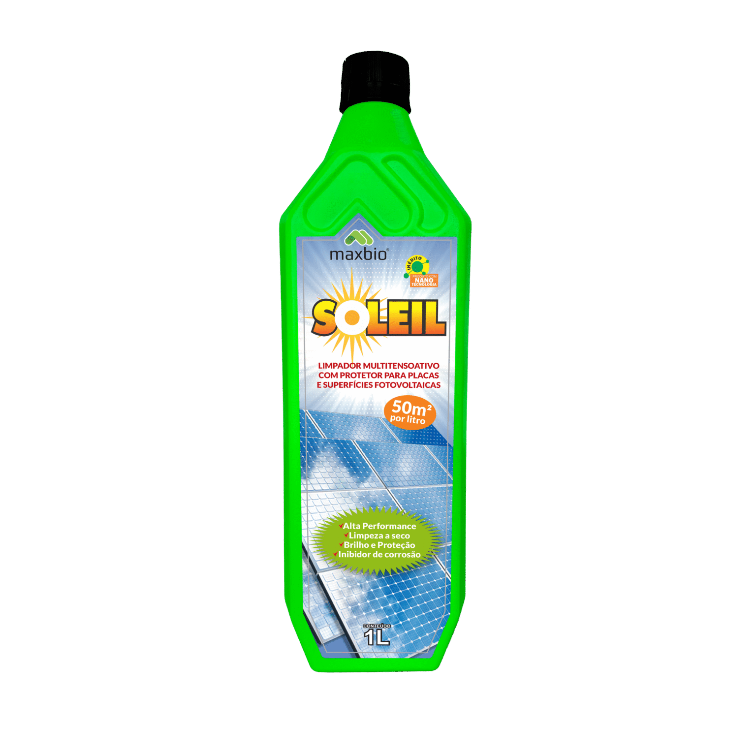 Sabão Para Limpeza De Painéis Solares - 1 Litro