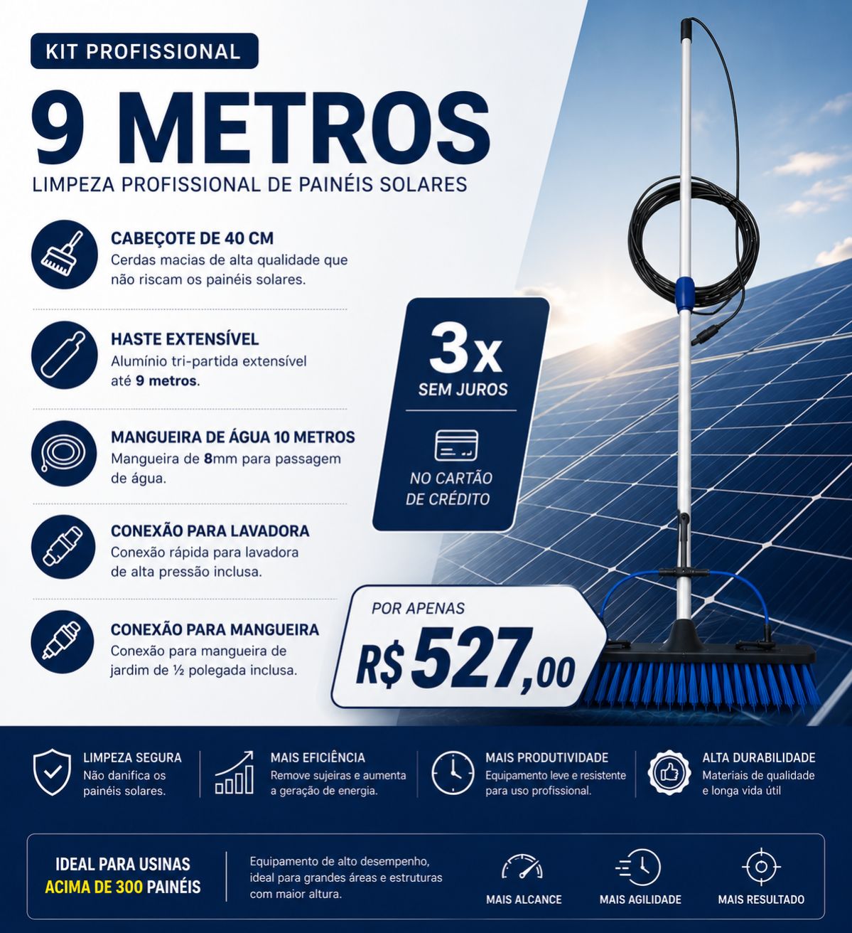 KIT PROFISSIONAL 9 METROS